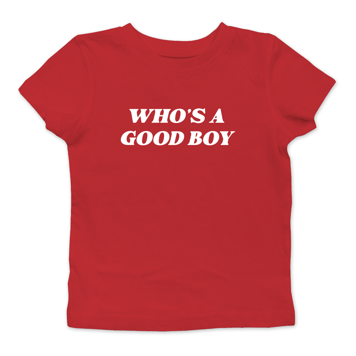 Who's A Good Boy Baby Tee