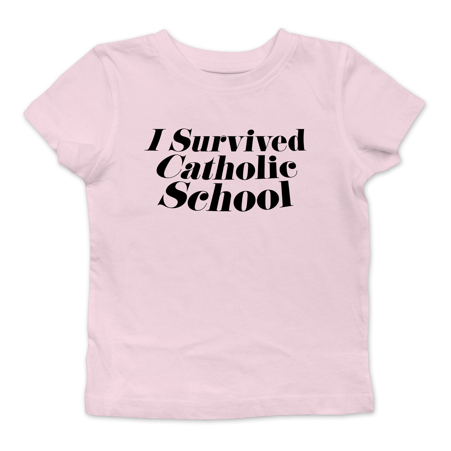 I Survived Catholic School Baby Tee