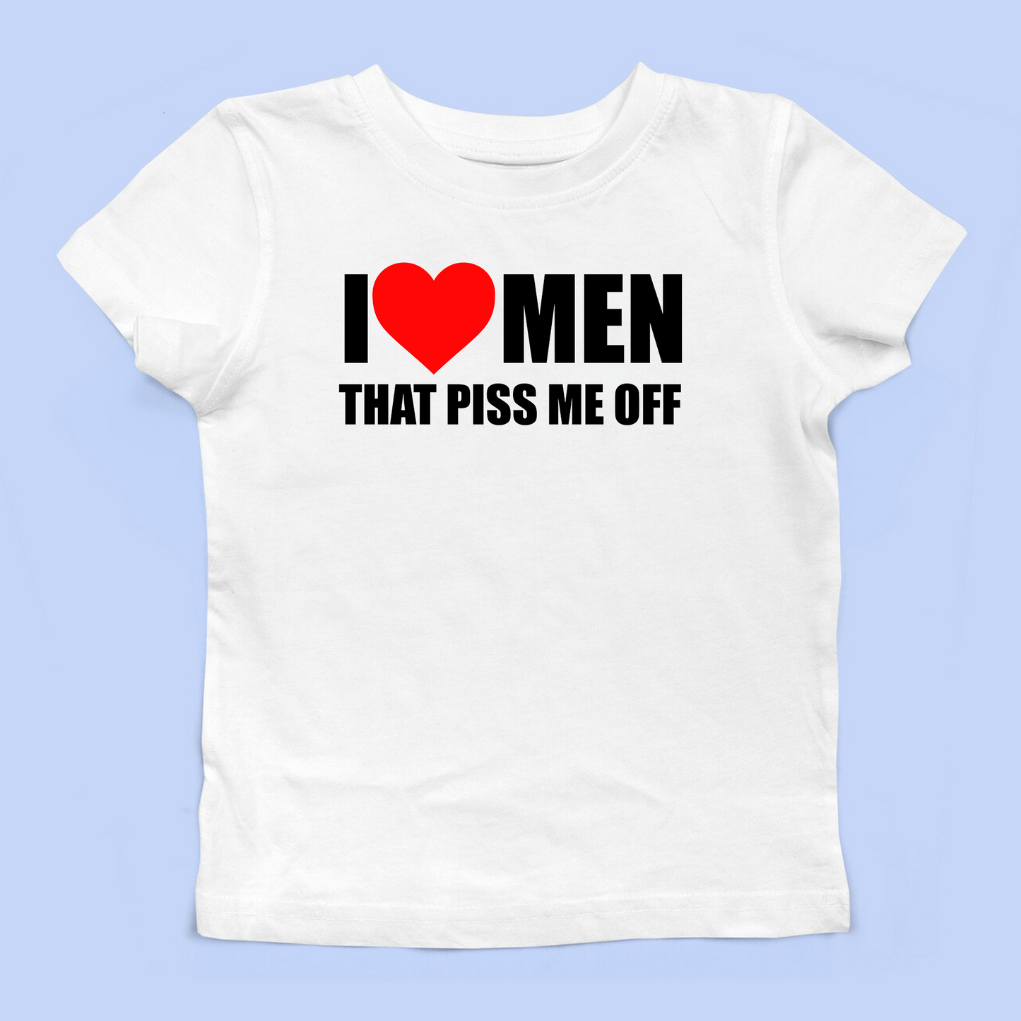 I Heart Men Baby Tee