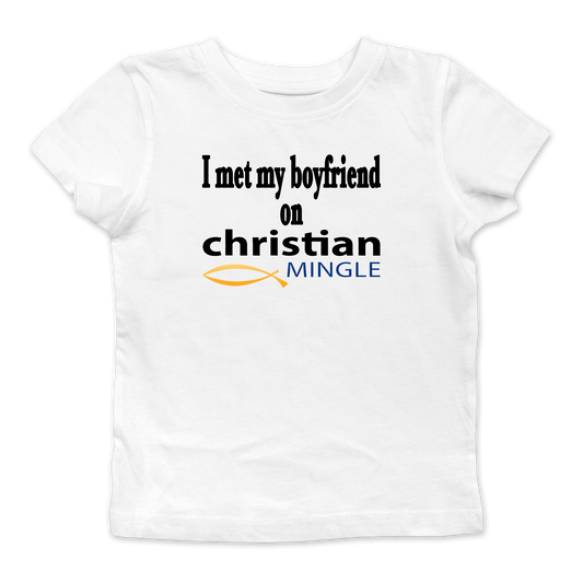 Met My Boyfriend On Christian Mingle Baby Tee