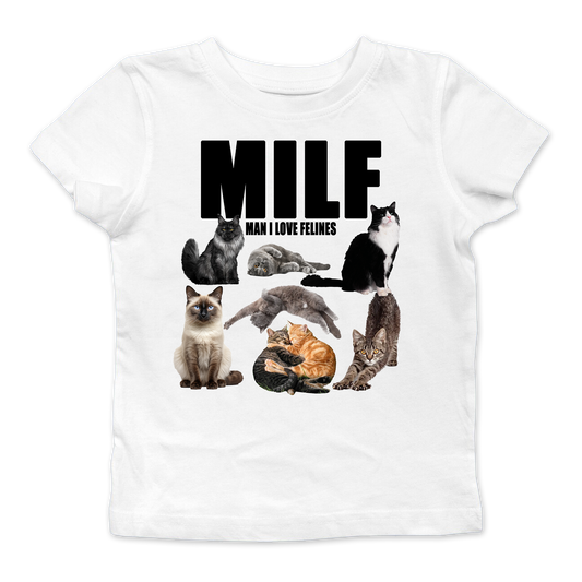 Man I Love Felines Baby Tee