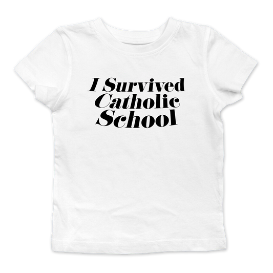 I Survived Catholic School Baby Tee