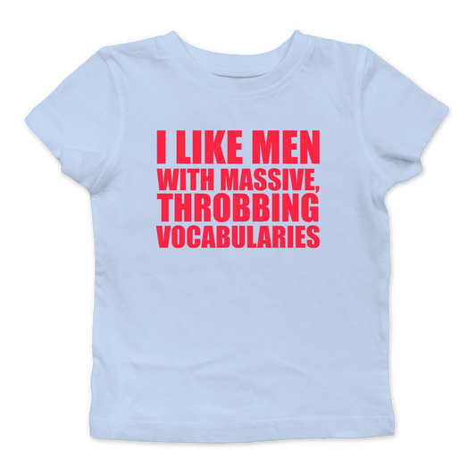 Throbbing Vocabularies Baby Tee
