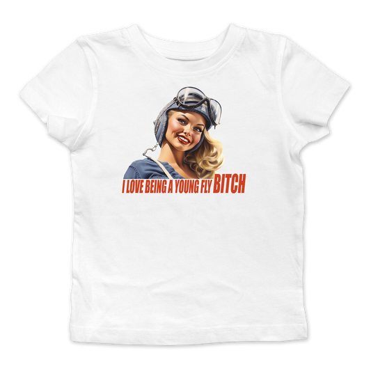 Young Fly Bitch Baby Tee